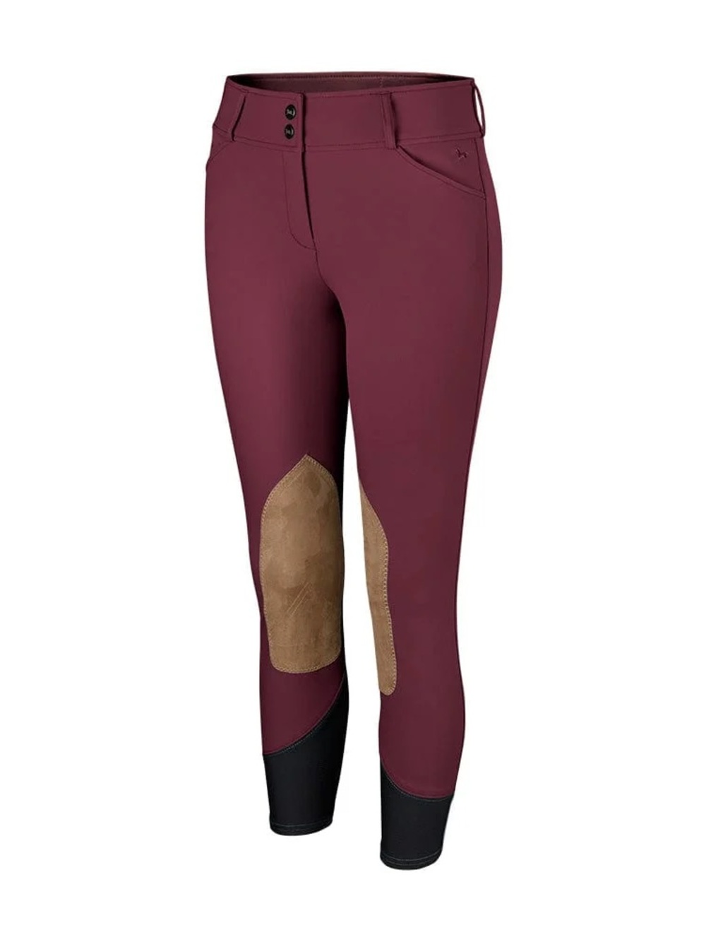 RJ Classics Anna Breeches Wmns 28R Berry Front Zip Horse Riding Equestrian Pants